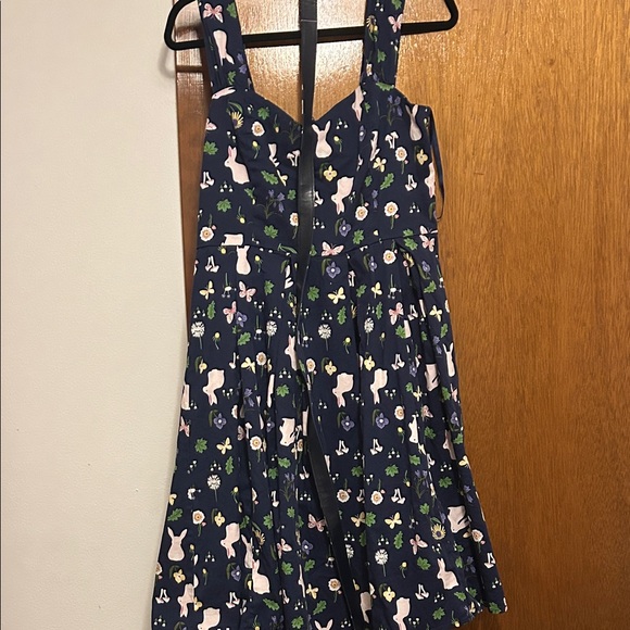 ModCloth x Collectif rabbit belted retro dress - Picture 2 of 10